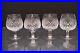 Waterford Crystal Alana 4 Brandy Snifters etched logo Glasses Goblets 5 Tall