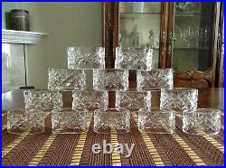 Waterford Crystal Alana Napkin Rings (Set Of 14)