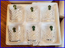 Waterford Crystal Alana Old Fashioned Set Of 12 New In Original Shipping Box