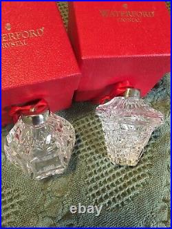 Waterford Crystal Annual Ball Christmas Ornament Set Of 4. 19982001