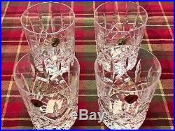 Waterford Crystal Araglin Double Old Fashioned 12 oz. Glasses set of 4