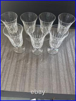 Waterford Crystal Araglin Footed Iced Beverage Glasses (set of 7)