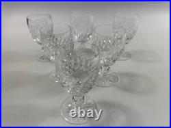 Waterford Crystal BOYNE White Wine Glasses Set of Six 4.5 tall Waterford Crystal BOYNE White Wine Glasses Set of Six 4.5 tall
