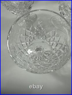 Waterford Crystal BOYNE White Wine Glasses Set of Six 4.5 tall Waterford Crystal BOYNE White Wine Glasses Set of Six 4.5 tall