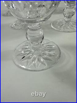 Waterford Crystal BOYNE White Wine Glasses Set of Six 4.5 tall Waterford Crystal BOYNE White Wine Glasses Set of Six 4.5 tall