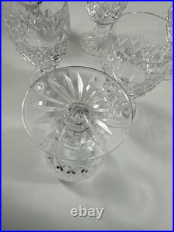 Waterford Crystal BOYNE White Wine Glasses Set of Six 4.5 tall Waterford Crystal BOYNE White Wine Glasses Set of Six 4.5 tall