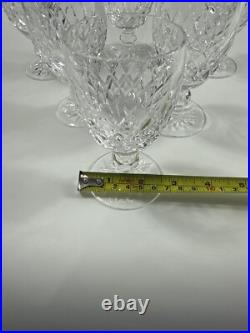 Waterford Crystal BOYNE White Wine Glasses Set of Six 4.5 tall Waterford Crystal BOYNE White Wine Glasses Set of Six 4.5 tall
