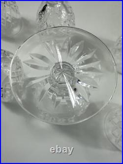 Waterford Crystal BOYNE White Wine Glasses Set of Six 4.5 tall Waterford Crystal BOYNE White Wine Glasses Set of Six 4.5 tall