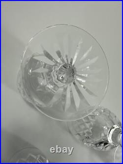 Waterford Crystal BOYNE White Wine Glasses Set of Six 4.5 tall Waterford Crystal BOYNE White Wine Glasses Set of Six 4.5 tall