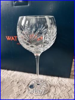 Waterford Crystal Balloon Wine Glass Set of 6 Clear Elegant NIB Unopened