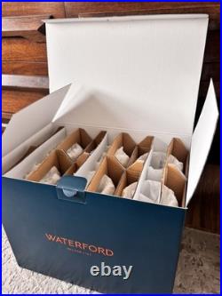 Waterford Crystal Balloon Wine Glass Set of 6 Clear Elegant NIB Unopened