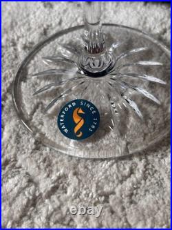 Waterford Crystal Balloon Wine Glass Set of 6 Clear Elegant NIB Unopened