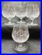 Waterford Crystal Ballybay Balloon Brandy Snifter Glass Footed Retired Set 4 VTG