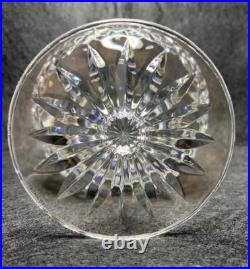 Waterford Crystal Ballybay Balloon Brandy Snifter Glass Footed Retired Set 4 VTG