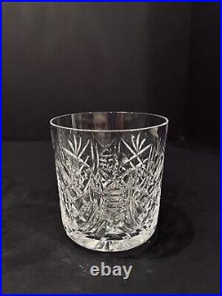 Waterford Crystal CLARE Set of 4 Old Fashioned Glasses 3 3/8 Ireland