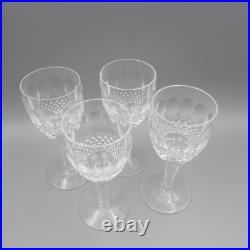 Waterford Crystal COLLEEN TALL STEM White Wine Glasses Set of Four Waterford Crystal COLLEEN TALL STEM White Wine Glasses Set of Four