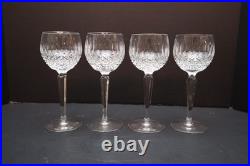 Waterford Crystal COLLEEN Vintage Wine Hocks 7-3/8 Set of 4 Ireland