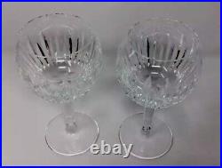 Waterford Crystal Carina Balloon Wine Glasses 7 1/8 Set of 2 New