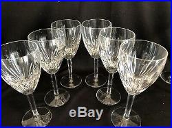 Waterford Crystal Carina Set Of 6 Wine Glasses Marked Mint