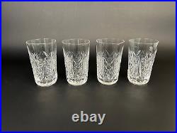 Waterford Crystal Clare 12 Oz Tumbler 5 1/8 Set Of 4 EUC