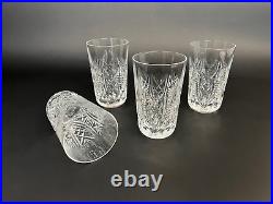 Waterford Crystal Clare 12 Oz Tumbler 5 1/8 Set Of 4 EUC