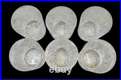 Waterford Crystal Clare Old Fashioned Glasses 3 3/8 Ireland Set Of 6