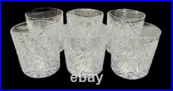 Waterford Crystal Clare Old Fashioned Glasses 3 3/8 Ireland Set Of 6