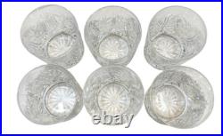 Waterford Crystal Clare Old Fashioned Glasses 3 3/8 Ireland Set Of 6