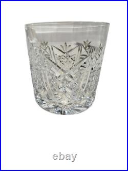 Waterford Crystal Clare Old Fashioned Glasses 3 3/8 Ireland Set Of 6