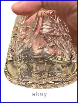 Waterford Crystal Clare Old Fashioned Glasses 3 3/8 Ireland Set Of 6