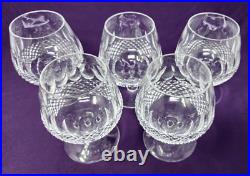 Waterford Crystal Colleen Brandy Snifter Glass 12 Oz 5-1/8 Set of 5