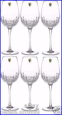 Waterford Crystal Colleen Essence Goblet Red Wine SET OF SIX GLASSES