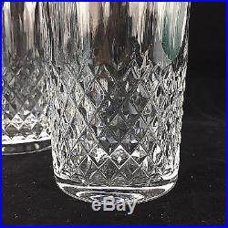 Waterford Crystal Colleen Glasses Cut 5 1/2 Highball Tumbler Set (4)