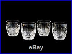 Waterford Crystal Colleen Old Fashion Glasses Tumblers Vintage Set of 4 Mint