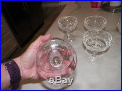 Waterford Crystal Colleen Set Of Eight (8) Champagne Saucers
