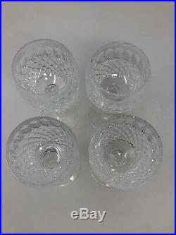 Waterford Crystal Colleen Set of 4 Wine Hocks 7 3/8