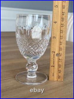 Waterford Crystal Colleen Short Stem 4.5 White Wine Glasses Set of 5