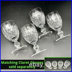 Waterford Crystal Colleen Short Stem White Wine Glasses 4.5 SET OF 4 Vtg NWOT