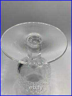Waterford Crystal Colleen Stemmed Iced Tea Glass 6 1/2 Signed 12 oz Set of 4