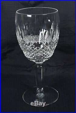 Waterford Crystal Colleen Tall Stem Water Goblet Glass Set Of 4 Signed