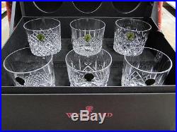 Waterford Crystal Connoisseur Heritage NEW Set of 6 Double Old Fashioned, Box