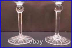 Waterford Crystal Curraghmore Balloon Hock Wine Set 2 Glasses Oversized Goblet