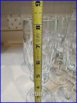 Waterford Crystal Curraghmore Champagne Flute Glass Set of 12 Beautiful
