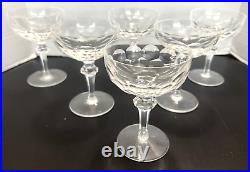 Waterford Crystal Curraghmore Champagne Martini Sherbet Glass Vintage Set of 6