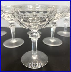 Waterford Crystal Curraghmore Champagne Martini Sherbet Glass Vintage Set of 6