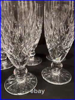 Waterford Crystal DONEGAL Champagne Flutes Set of 7 Made in Ireland