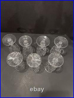 Waterford Crystal DONEGAL Champagne Flutes Set of 7 Made in Ireland