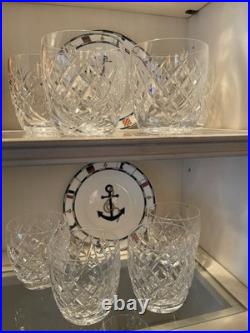 Waterford Crystal Donegal Old Fashioned TumblersSet of Eight Downsizing