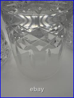 Waterford Crystal Double Fashioned Whiskey Glass Set of 7