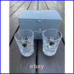 Waterford Crystal Ferndale Juice Tumbler Pair Made in Ireland New in Box